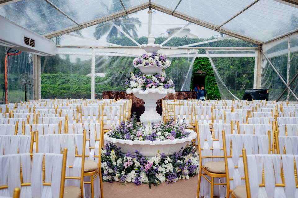 Monsoon Wedding Setup