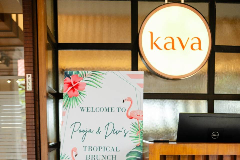 Kava Restaurant Entrnace