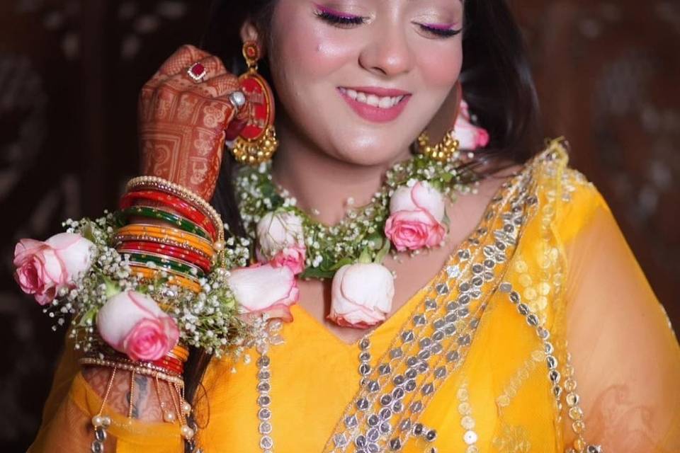 Haldi look