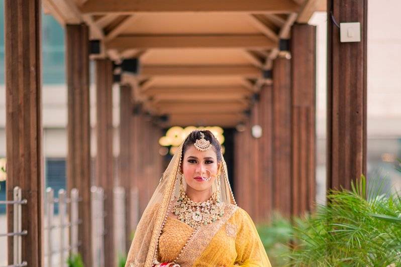 Elegant Bridal look