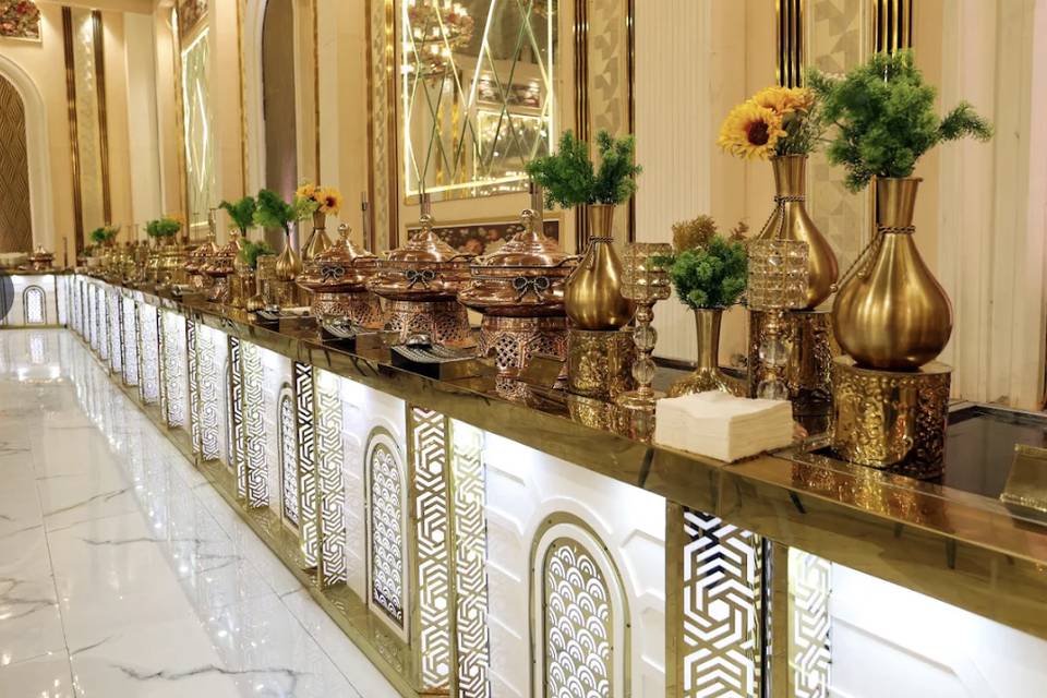 Catering setup