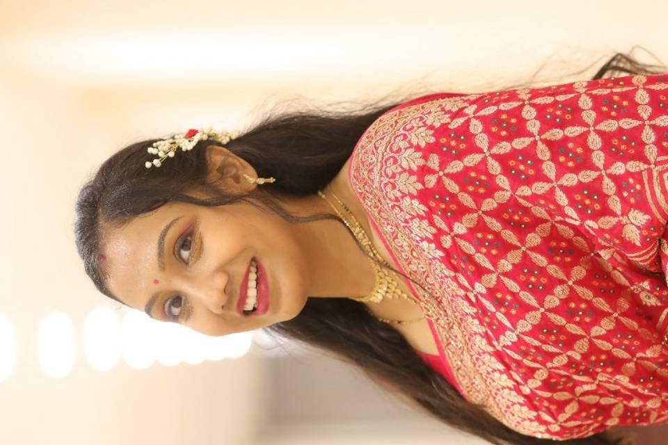 Saree Makeup look