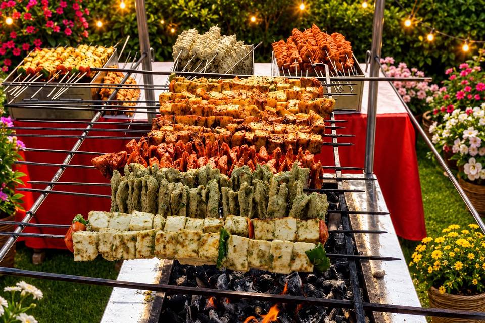Snacks On Grill