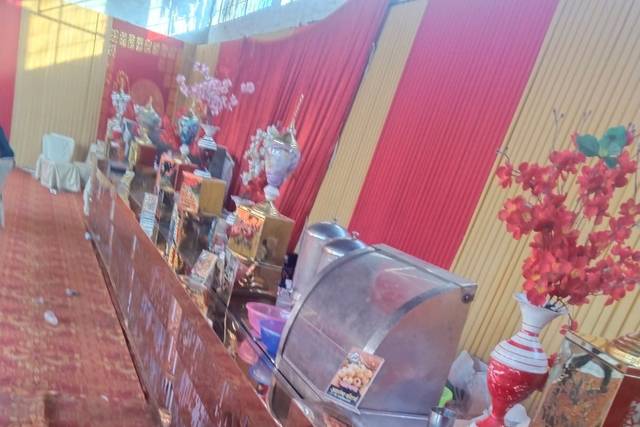 Catering setup
