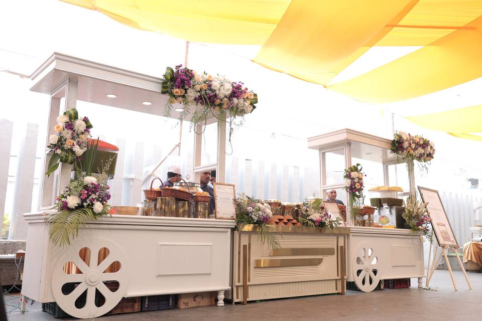 Catering setup at Patio