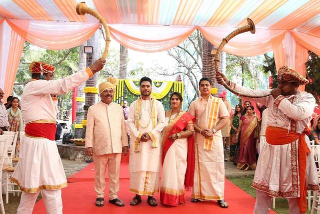 Groom's entry