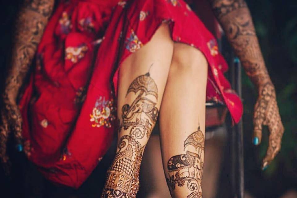 Bridal mehendi designs