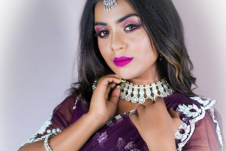 Makeup by Aishwarya Krishnan