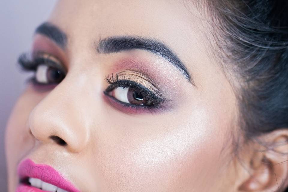 Makeup by Aishwarya Krishnan