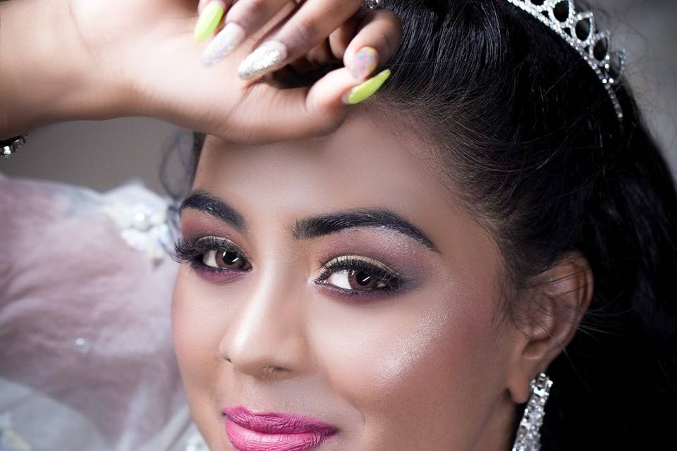 Makeup by Aishwarya Krishnan