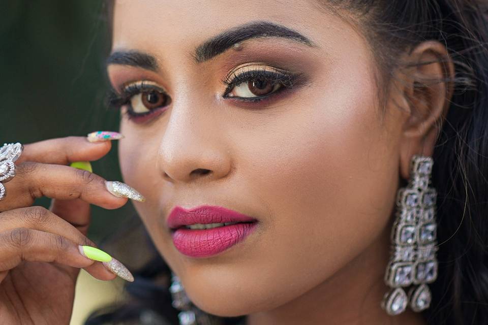 Makeup by Aishwarya Krishnan