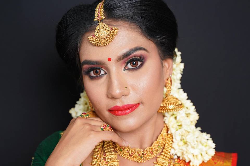 Makeup by Aishwarya Krishnan