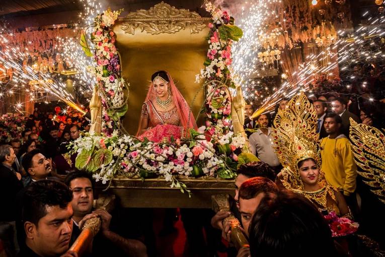 Bride's entry