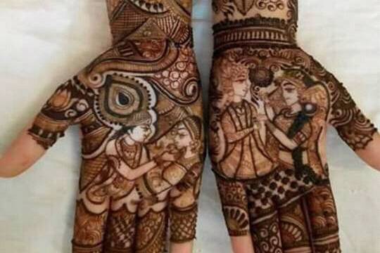 Krishna Mehendi Art, Lucknow