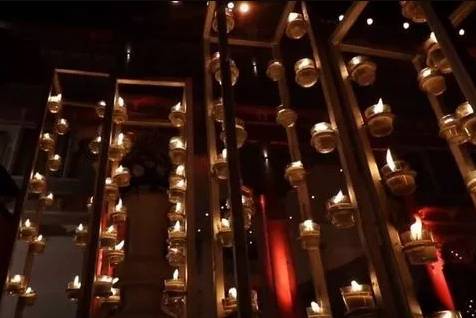 Candle light decor