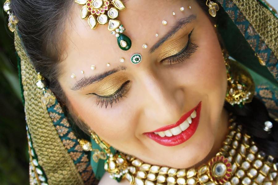 Bridal makeup