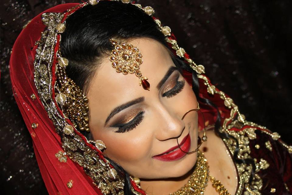 Bridal makeup