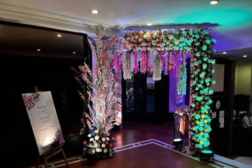 Entrance Decorating Set-up