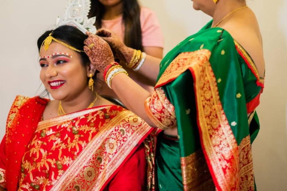 Sangeet makeup