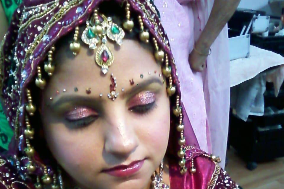 Bridal makeup