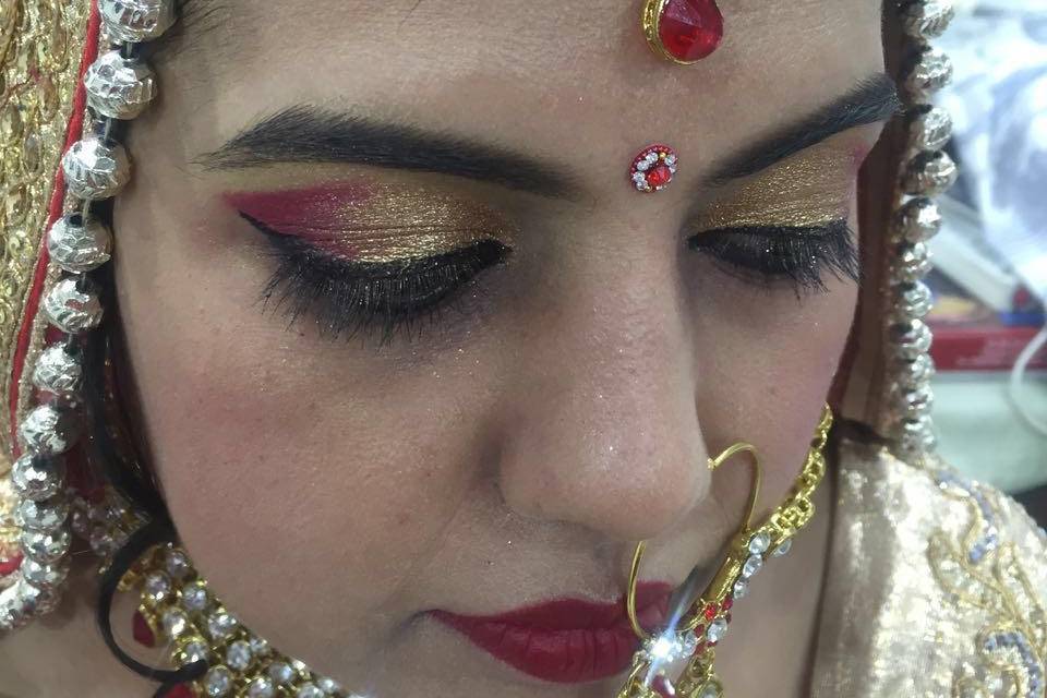 Bridal makeup