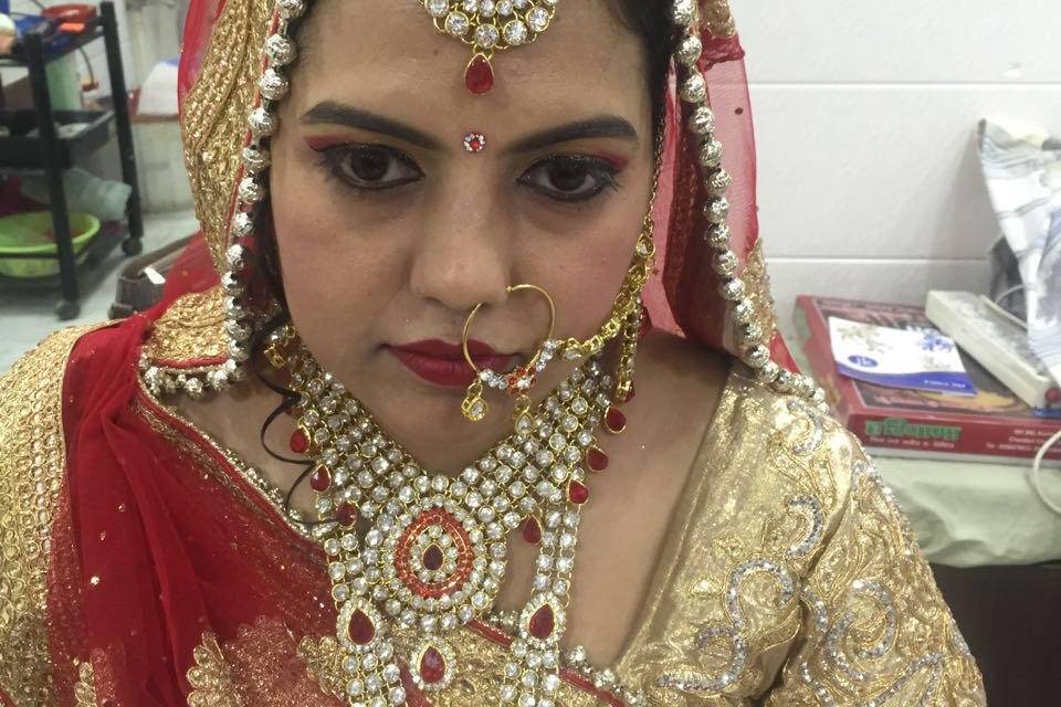 Bridal makeup