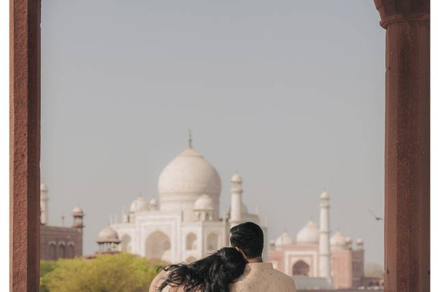 Pre wedding in Taj Mahal