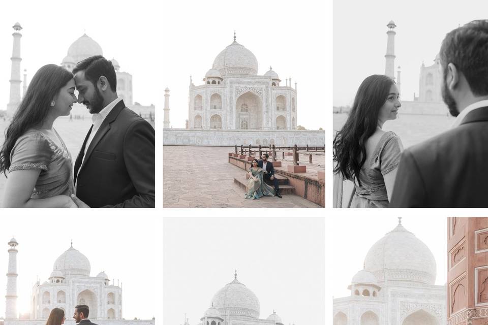 Pre wedding in Taj Mahal