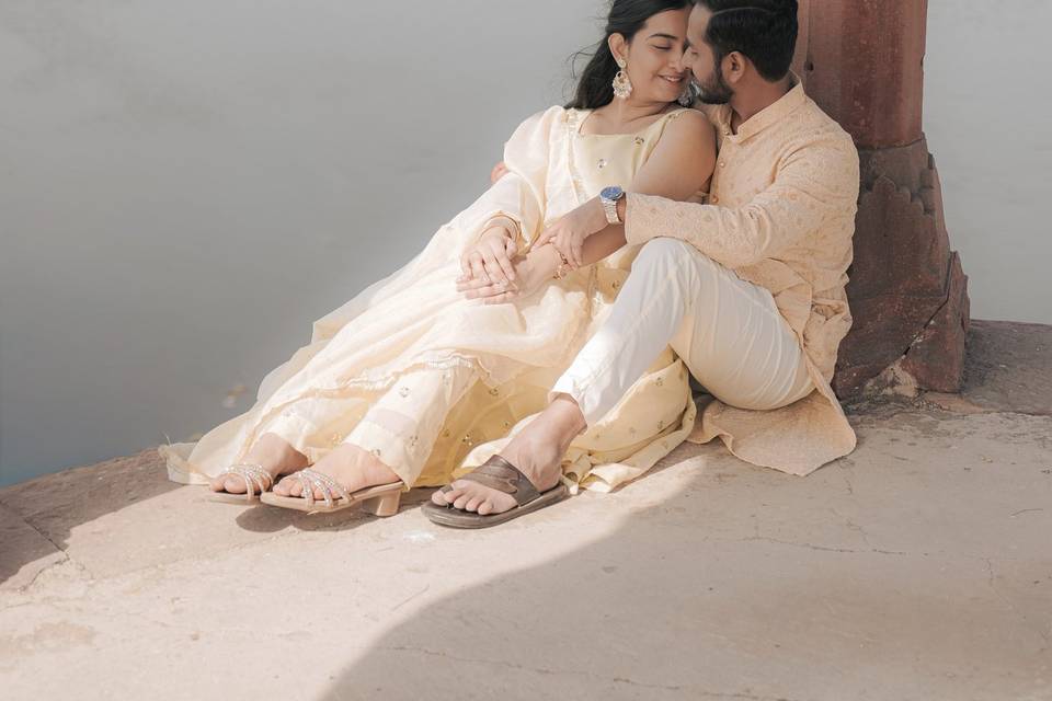 Pre wedding in Taj Mahal