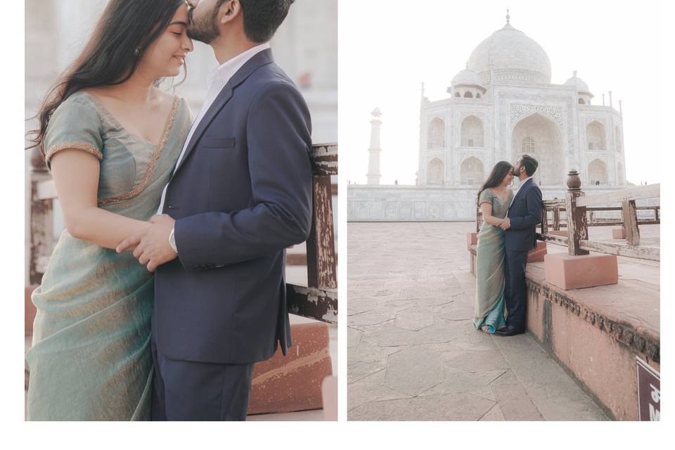 Pre wedding in Taj Mahal