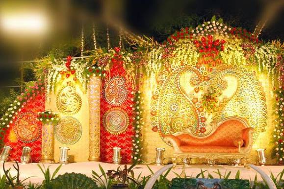 Decoration of weddings