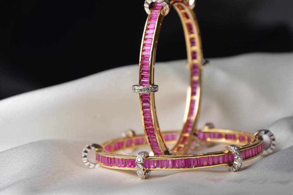 Diamond Bangles