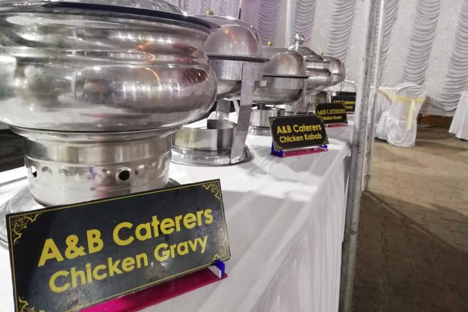 Catering setup