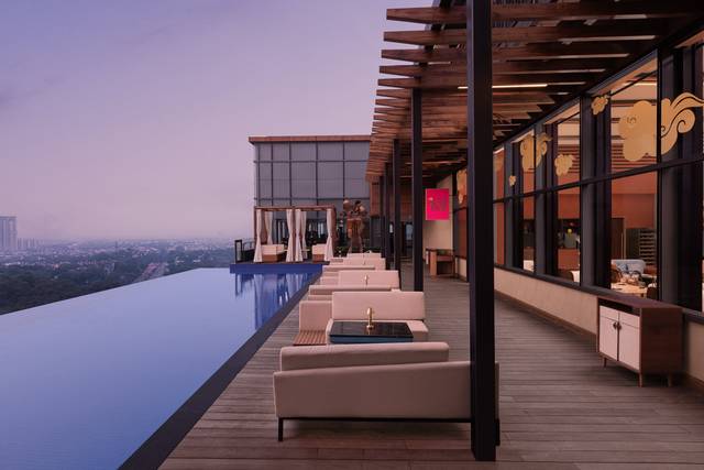 Poolside