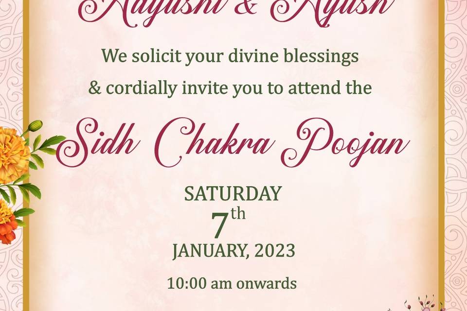 Puja Invite