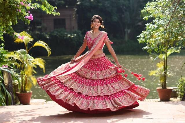 Lehenga in chandni chowk sale