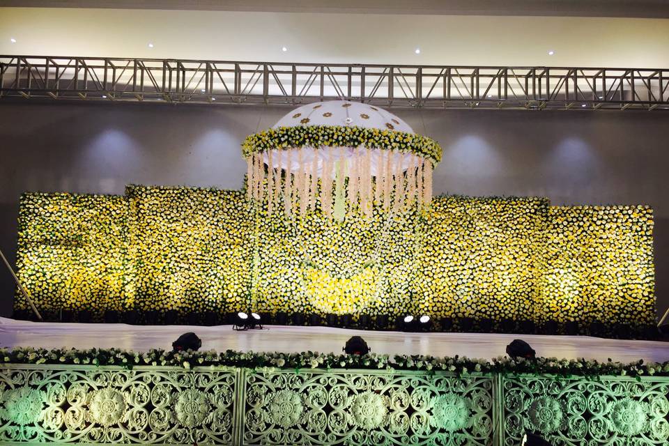 Peacock Style Reception Stage