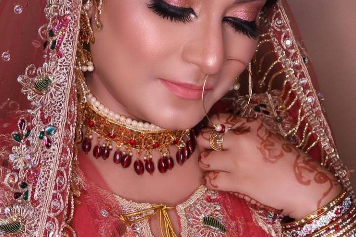 Bridal makeup