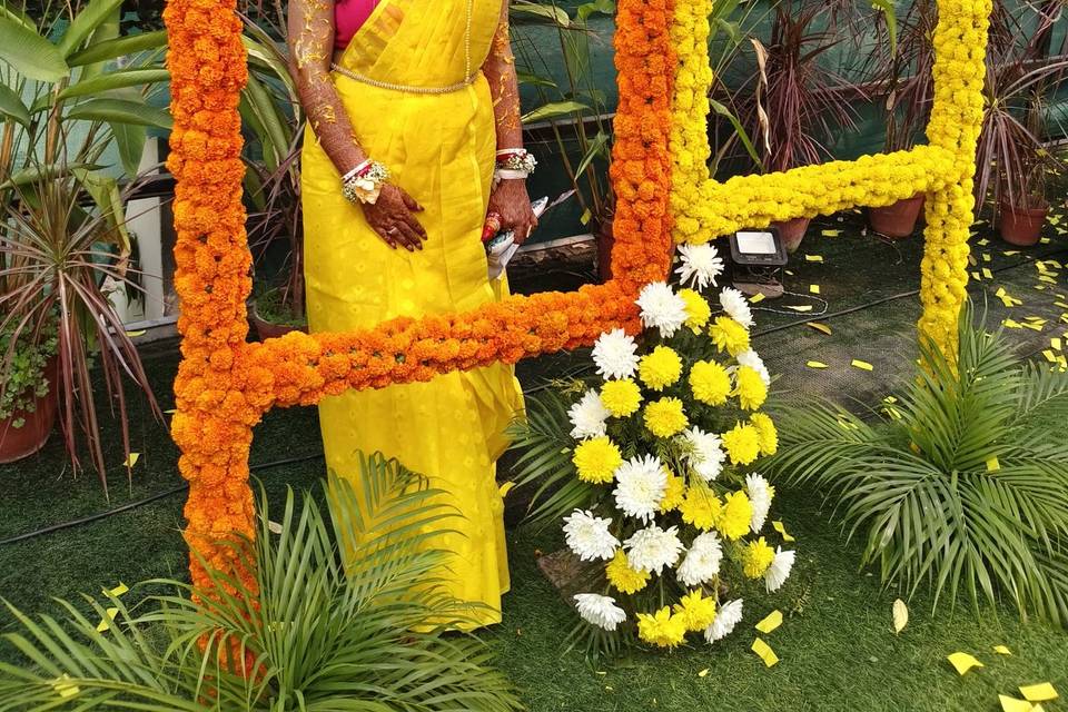Bridebride#Haldiselfiecorner