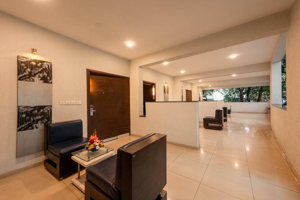 Seating area near room