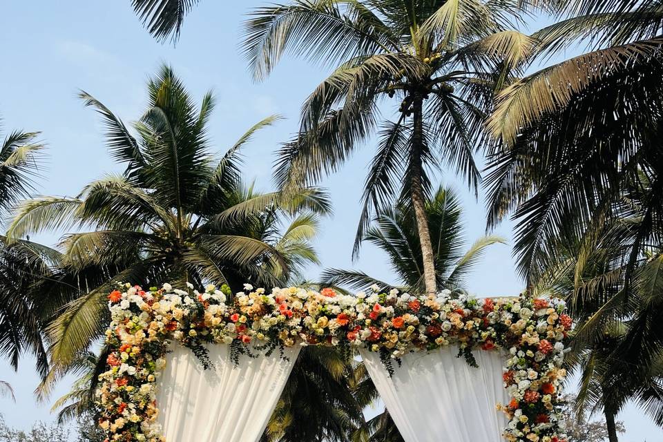 Beachside wedding