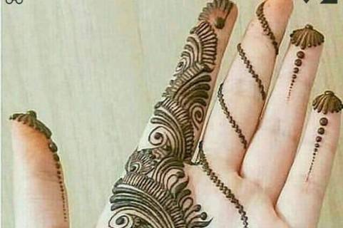 200+ Mehndi Designs For Kids (2023) Front Hand, Back Hand, Full Hand -  CCKOnline