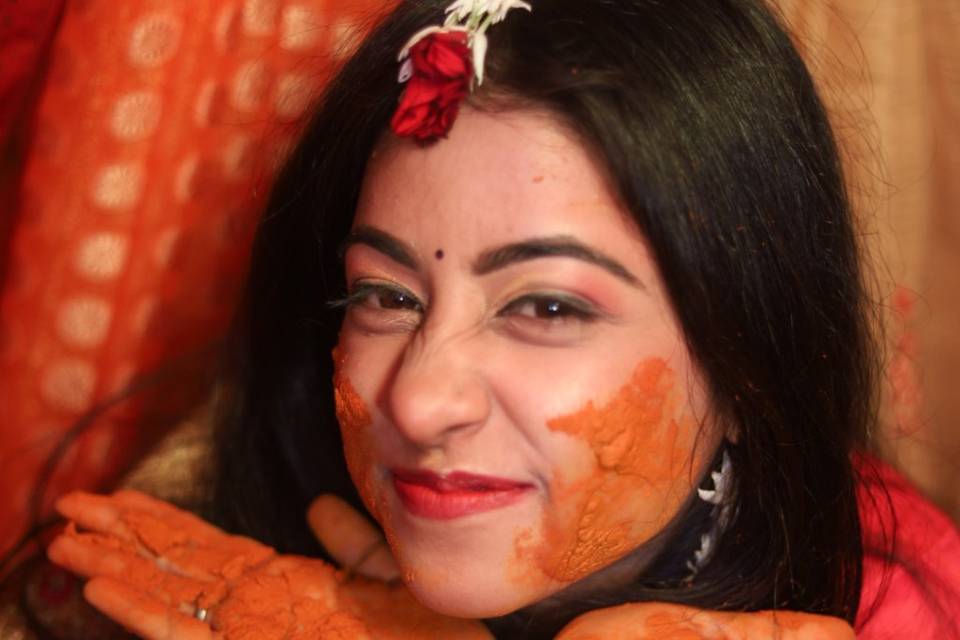 Bride Haldi