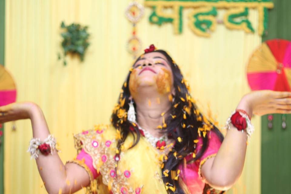 Bride Haldi Shoot