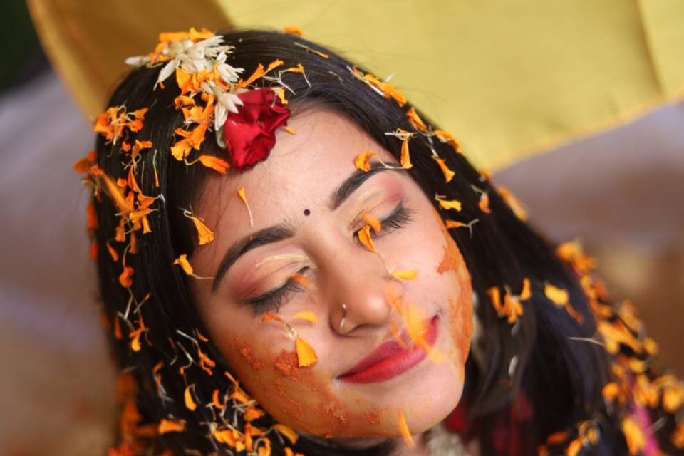 Bride Haldi Shoot