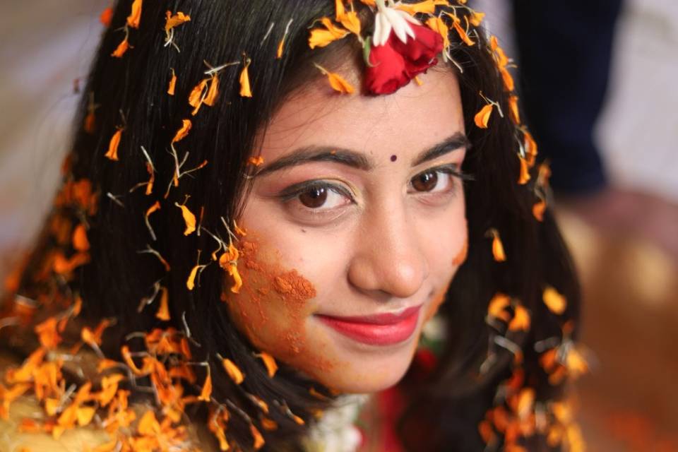 Bride Haldi Shoot