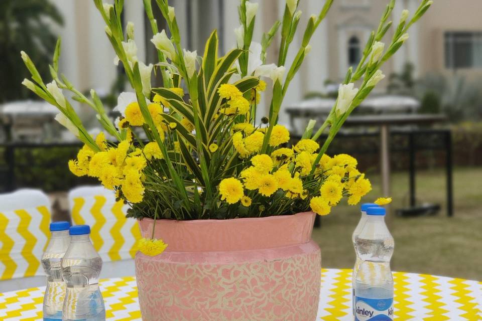 Centrepieces Haldi