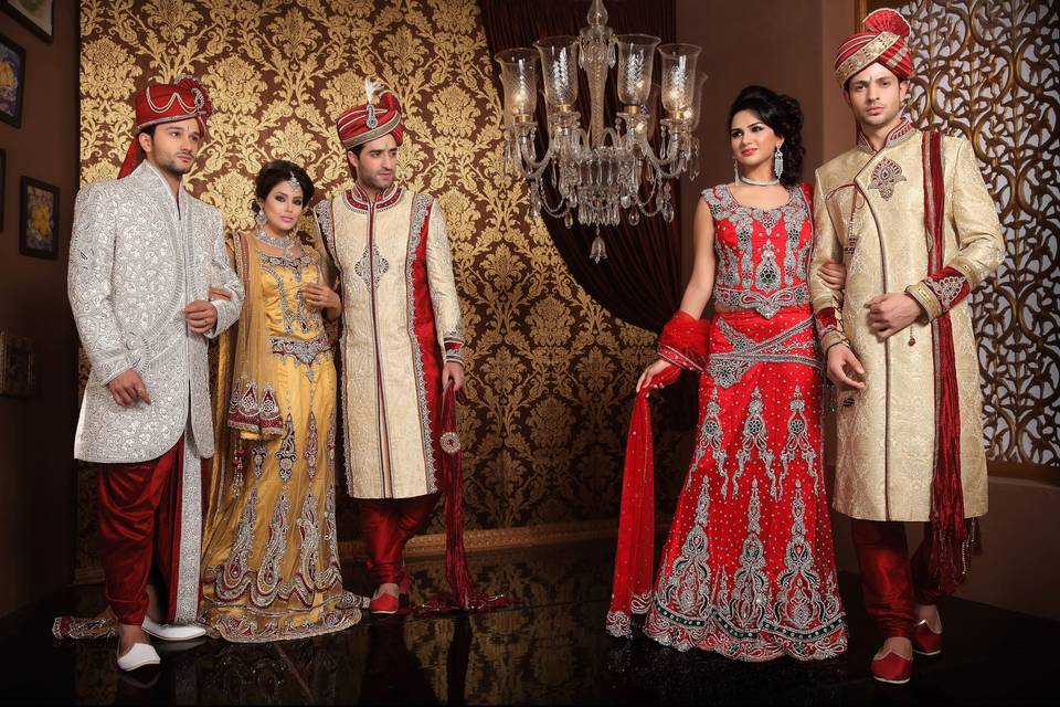 Bridal lehenga shop in sowcarpet