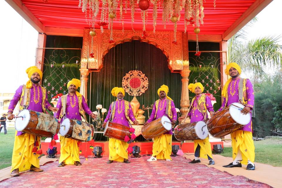 Punjabi Dhol player