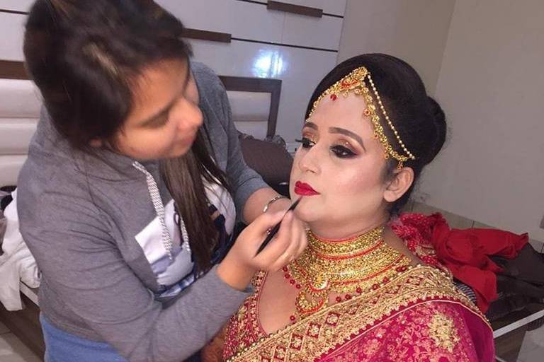 Bridal makeup